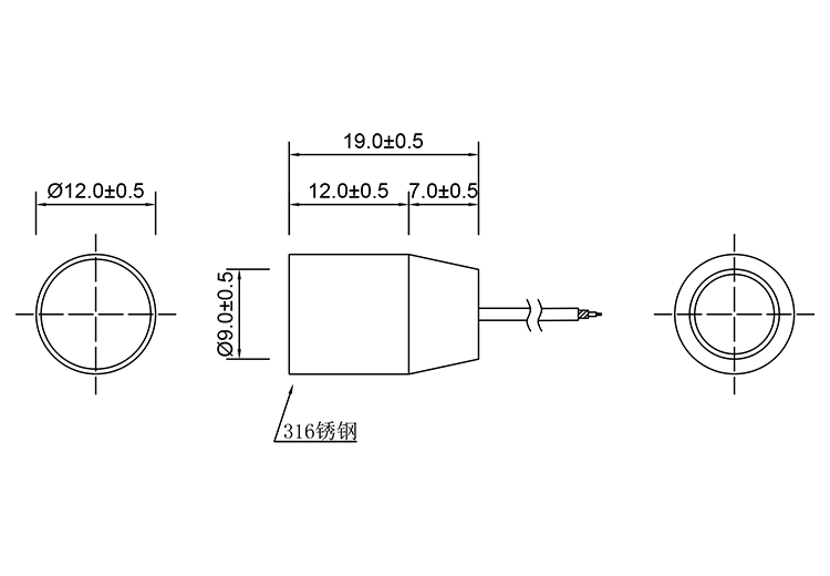 高频型超声波传感器